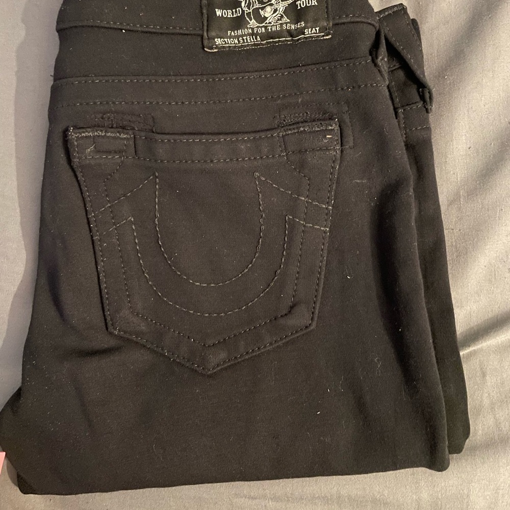 Pre owned black true religion jeans
